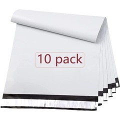 24×24-inch waterproof white transport bags for clothes, packaging and returns
