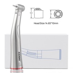 AZDENT Dental Surgical 1:5 Increasing Electric LED Contra Angle Handpiece USA