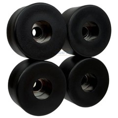 4 PC Pack 1.5″ x 3/4″ Round Air Compressor Rubber Feet / Foot Vibration Pad Set