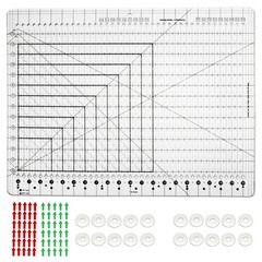 Clear Stripology XL Quilting Ruler 17.75″ x 22″ with Non-Slip Acrylic