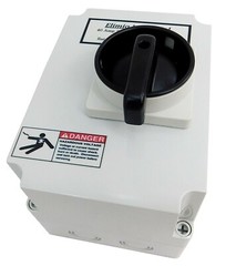 Elimia Enclosed 3 Phase Disconnect Switch DS40LC-W-UL NEMA 4X 30 40 Amp 30A 40A