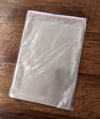 100 Resealable Cellophane Self Adhesive Bags – Clear Seal Cello Plastic bags OPP