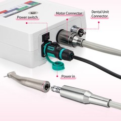New Dental Brushless Micro Motor 1:1/1:5 Increasing Handpiece Fit KaVo NSK Style