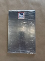 18 Gauge Steel Sheet Metal Cold Rolled 8W X 12L Perfect Edges- Four Sheets