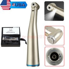 Dental Contra Angle Handpiece 1:1 LED Fiber Optic Low Speed φ2.35mm Fit NSK