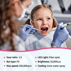 New Dental Brushless Micro Motor 1:1/1:5 Increasing Handpiece Fit KaVo NSK Style