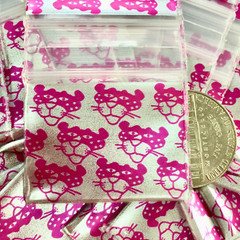 BaggiesSince1987 – 12510 Zip Seal DESIGN Bags METALLIC 25 D MIX 500, 👀Details🔽
