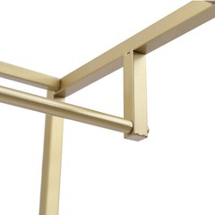 Wedding Dress Retail Studio Display Stand,Gold Floor-Standing Clothing Rack