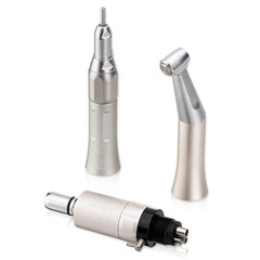 eLabPal Dental Slow Low Speed Handpiece Straight Contra Angle Air Motor 4Holes