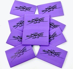 (10) 2/0 or 1/0 Gauge PURPLE 1.5″ x 2″ Heat Shrink Tube 4 Ring Terminals Tubing