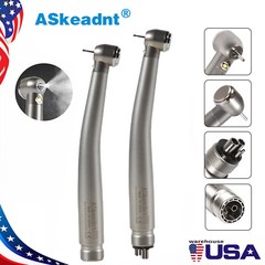 Dental Fiber Optic LED E-generator Fast High Speed Handpiece 2/4 HOLE NSK Style