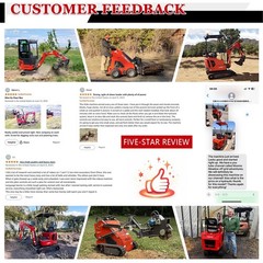 HUAYEE Free Shiping Crawler Mini Skid Steer Loader with EPA 23HP Engine in USA
