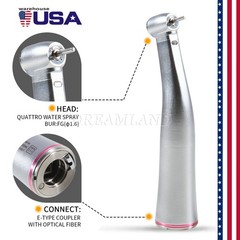 Dental LED Fiber Optic Handpiece 1:5 Contra Angle/Cartridge Rotor Standard Head