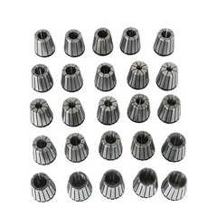 25 Pcs Collet Set ER32 Collet Chuck 1/16″ – 3/4″ Holder Spring Collet Set