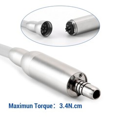 AZDENT Dental Brushless LED Electric Micro Motor 4 Holes 1:1/1:5/16:1 E-Type