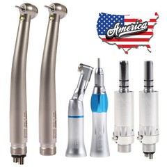 NSK Style Dental LED Pana Max High /low Speed Handpiece 2/4 Hole Turbine kit ns
