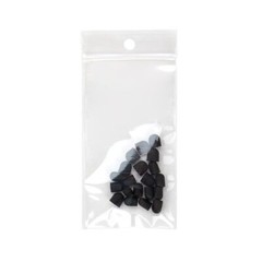100 – 4″ x 4″ Zip Seal Reclosable 2Mil Plastic Top Lock Bags Hang Hole Jewelry