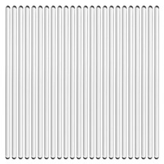 Glass Stirring Rod 12 Inch Length Stir Stick with Both Ends Round 24 pcs/pk