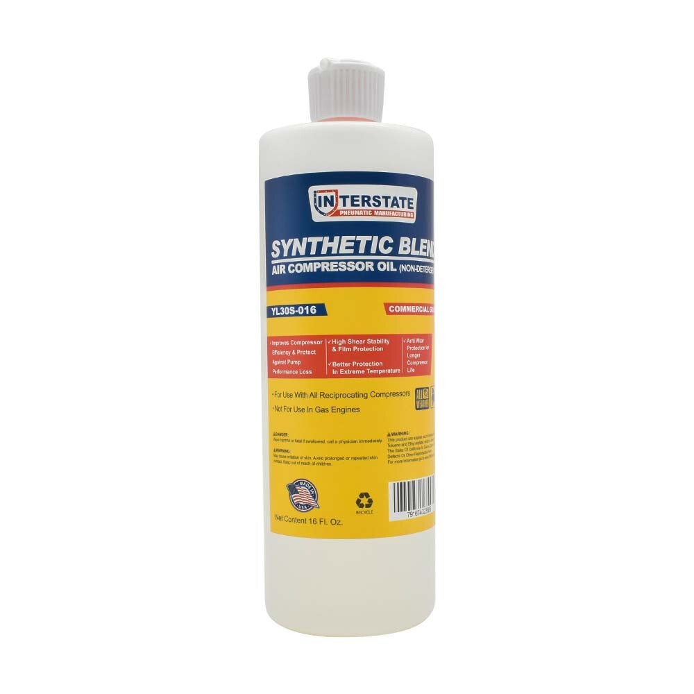 YL30S-016 16 Oz Synthetic Compressor Oil – Flip Top Cap Bottle