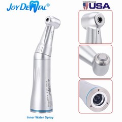 AZDENT Dental Contra Angle Inner Water Spray Slow Speed Handpiece Push Button