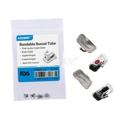 AZDENT Dental Ortho Buccal Tubes 1st/2nd Molar Tube Roth/MBT/ Edgewise 022/018