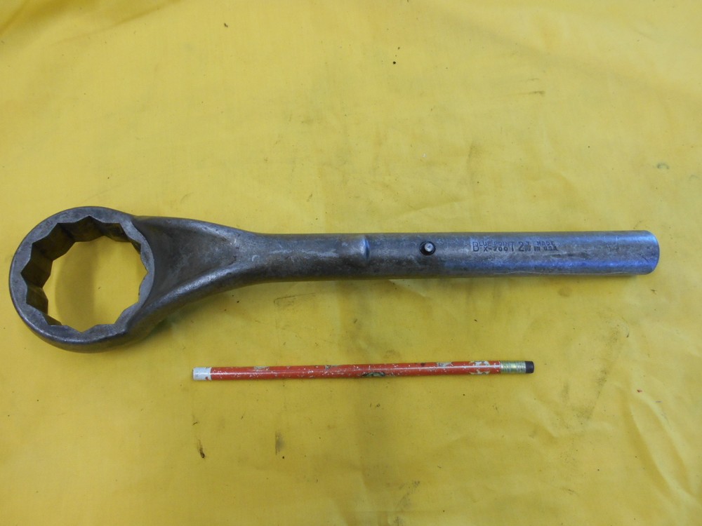 BLUE POINT X-700 OFFSET BOX END WRENCH single stub 2-3/16″ 12pt x 1″ shank