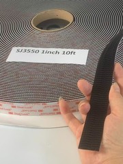 3M Dual Lock Reclosable Fastener SJ3550 250 Black, 1 in x 4Ft