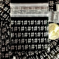 BaggiesSince1987- 2020 ZipSeal Bags Metallic P 50 DESIGN Mix 100PCS, 👀Details🔽