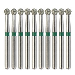 Multi-Use Dental Diamond Burs Round Ball Bur Friction Grip Surgical FG 801 801L
