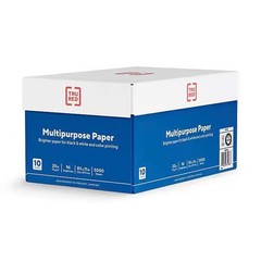 TRU RED Multipurpose Paper 8.5 x 11 – 20 lbs – 500 Sheets, 10 Reams
