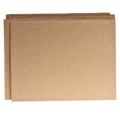 50 PCS 11.8 x 15.7 Inch Brown Corrugated Cardboard Sheets Single Wall Cardboa…