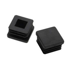 10PCS 1″ Inch Square Plastic End Cap Tubing Hole Post Plug 1 inch 1×1 Post Tube