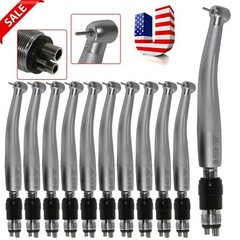10 Dental High Speed Handpiece Turbine for NSK + 4 Hole Quick Coupler BM4