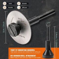 2 Inch Cut Off Wheel with Mandrel 100T Steel Disc for Wood Plastic Metal