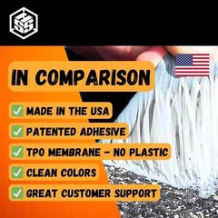 Butyl Waterproof Tape (4 PACK Leak-Proof Roof, RV, Windows, 2″ x16 Feet Long