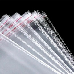 Clear Self Adhesive Peel & Seal Cellophane Plastic OPP Transparent Packing Bags