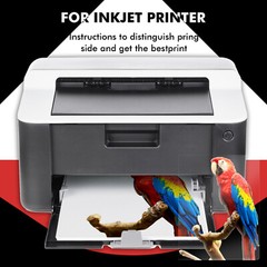 100% Clear Transparency Film for Inkjet Printer 8.5×11 60 Sheets Screen Printing