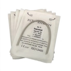 10 Pcs/Pack Orthodontic Dental Niti Rectangular Thermal Activated Arch Wire