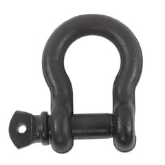 2 Pcs 3/4″ Bow-Shaped D Ring Shackles with Clevis Screw Pin 4.75 Ton Capacity
