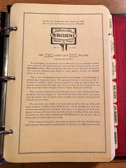 VINTAGE Mi-Reference Investment Portfolio Personal Financial Record Ledger 1967