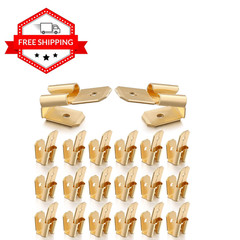 25 Pcs Piggyback Spade Connectors, 3 Way Adapter Dual Male to Single Female B…