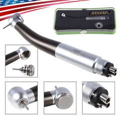 SKYSEA Dental High Speed Turbine Handpiece Push Button 4 Spray Big Head 4Hole DL
