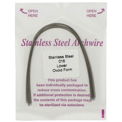 arcos de ortodoncia Orthodontic Arch Wire NiTi Stainless Steel Acero Inoxidable