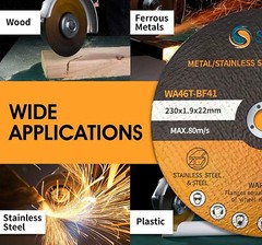 25PCS 9 inch Cut Off Wheel 9x.075×7/8″ Metal Angle Grinder Cutting Disc Wheels