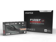 First Glove Essential Nitrile Gloves – Disposable LARGE 3.5 Mil 1000 Pcs