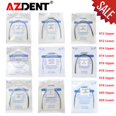AZDENT Dental Orthodontic Super Elastic Niti/Stainless Steel Round Arch Wire