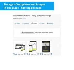 eBay template RESPONSIVE auction template HTML template without active content