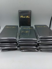 Restaurant Server Bill Book – Guest Check Card Holder Presenter 24 Pack – Black