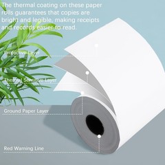 5 Rolls 2.25″x50ft Thermal Receipt Paper POS Cash Register