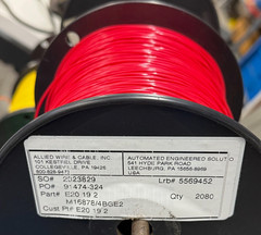 20 AWG teflon wire 19 strand MIL choice of colors, cut @25ft lengths (or more)